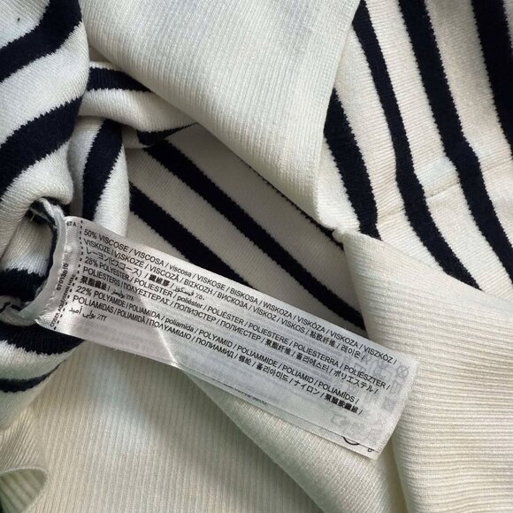 Women's MANGO Stripes Sweater - New With Tag Large-XL Size - Picture 3 of 7